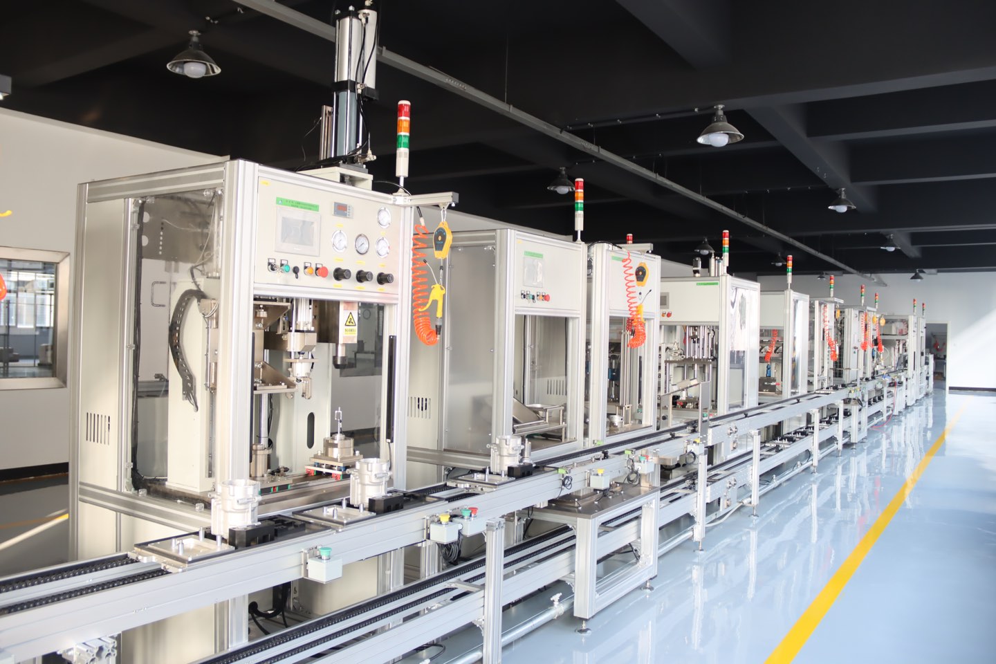 Automated compressor assembly line